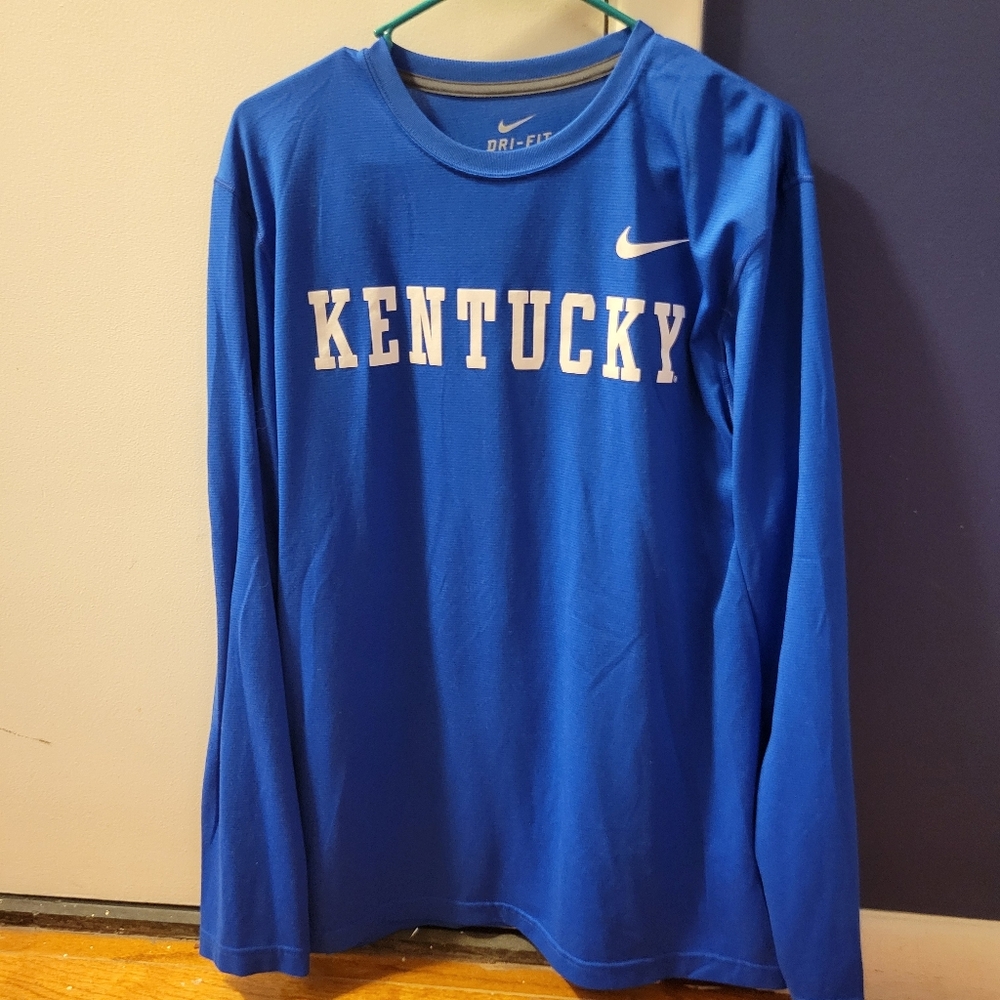 Nike Blue Kentucky Long Sleeve Tee